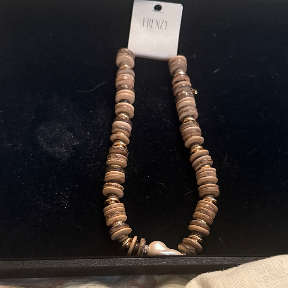 Brown Beaded Necklace